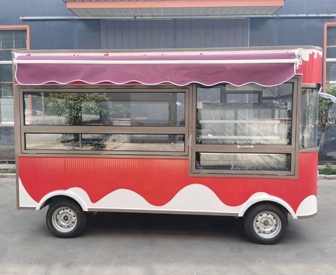 Caminhão de comida de rua caminhão de churrasco Fast Food Trailer Van Padaria Campos de aplicação cozinha completa