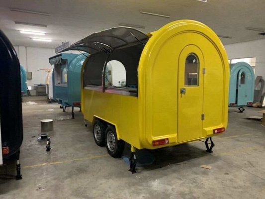 110V/220V/380V Voltage Small Food Trailer de aço inoxidável para fast food van em direto