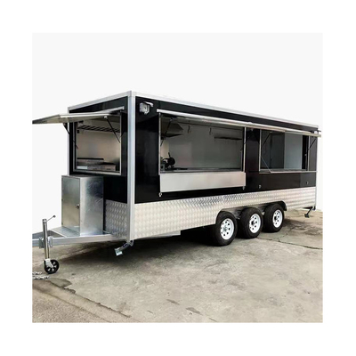 Direct Coffee Hot Dog Burger Trailer Móvel para Alimentos Rápidos