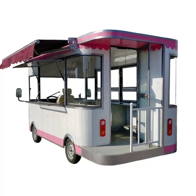 Trailers de carrinhos de comida de padaria fáceis de operar para caminhões de comida de frutos do mar