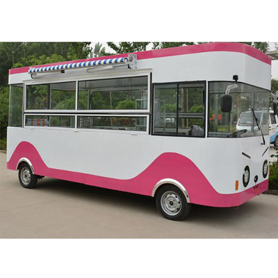 Carrinho de alimentação de sorvete de rua elétrico de primeira classe para viagens de acampamento e bebidas frias