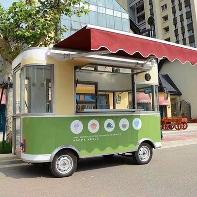 Carrinho de comida elétrico com 3500w de potência e tamanho personalizável de 3200 * 1600 * 2350mm