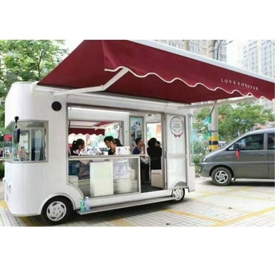 Placa de metal esculpida e material caminhão de comida elétrico para fast food em 2022 padrão