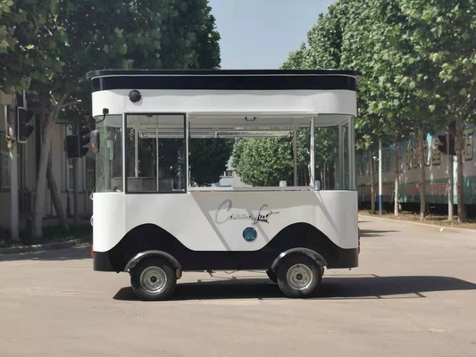 Pizza de fast food multifuncional Tacos Forno Food Truck móvel com matéria-prima de leite