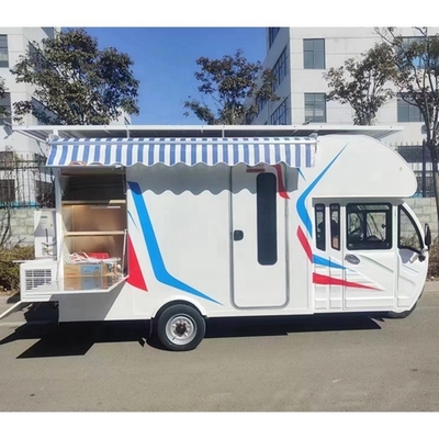 Equipamento de construção de snack food 2500w-5000w Trailers de alimentos rebocáveis / carrinhos de comida Tuk Tuk