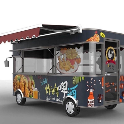 Carrinho de churros de design amigável para o usuário com função de máquinas de 60KM e manutenção em campo