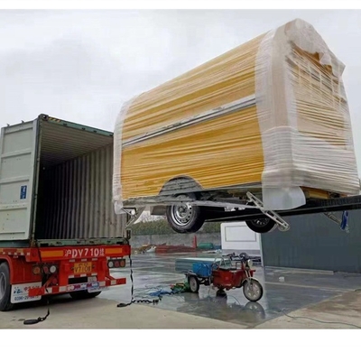 65 km/h Velocidade para reboque de carro Camper Van Equipamento Vending Trailer Design amigável para o utilizador