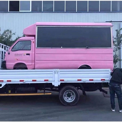 Caminhão de lanches para casa multifuncional móvel elétrico de quatro rodas pequeno-almoço fast food