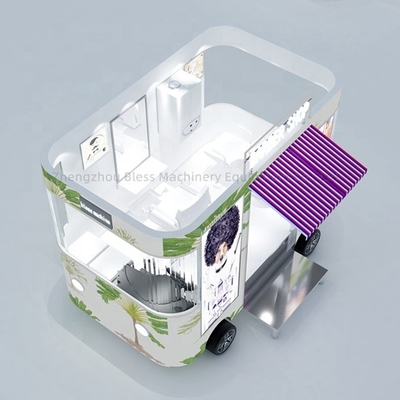 2022 6M Unique Design Catering Food Truck móvel para bebidas frias e 55 km de alcance elétrico