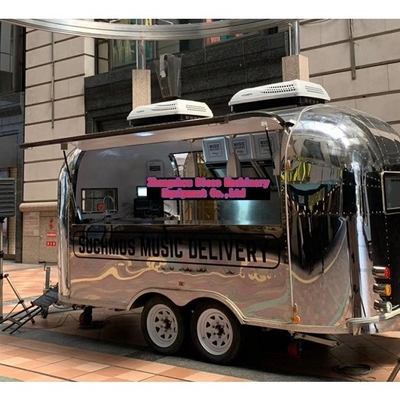 110V/220V/380V Voltagem Pequeno EUA Padrão Concessão móvel Food Trailer com materiais