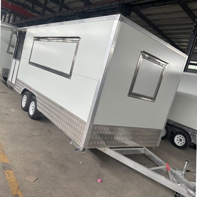 Fábrica de Fabricação Professional Trailer de alimentos de aço inoxidável com design personalizado
