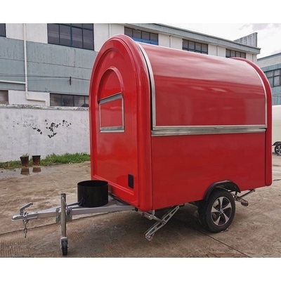 3 rodas Food Trailer Máquina de baixo orçamento Função para fazer alimentos em movimento
