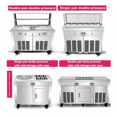 Compressor de marcas internacionais para máquina pequena congelada de iogurte com gelo frito personalizado