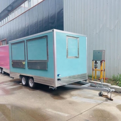 3000*2100*2500MM Tensão 110V/220V Pizza Truck Bbq Cozinha Móvel Restaurante de fast food