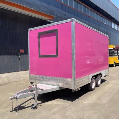 3000*2100*2500MM Tensão 110V/220V Pizza Truck Bbq Cozinha Móvel Restaurante de fast food