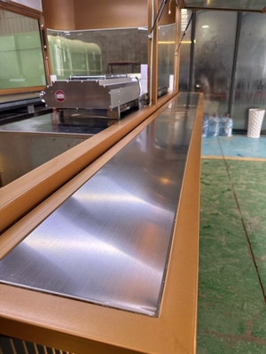 Caminhão de alimentação móvel elétrico 2023 com corpo de folha galvanizada pintada e fornecimento direto