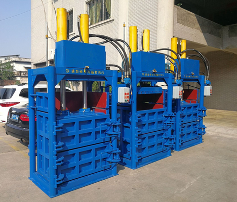 Baler de liga de alumínio de sucata hidráulica vertical reduz o volume e aumenta a produtividade