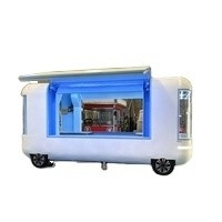 Caminhão de comida móvel totalmente equipado Fast Food Van Trailer de concessão para pequenas empresas