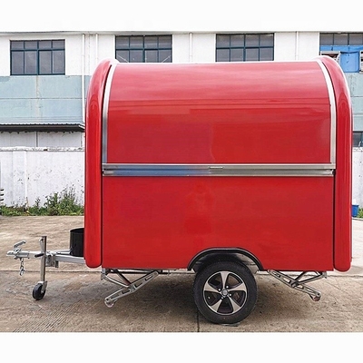 Caminhões de alimentação Trailer solar móvel com aço inoxidável e folha galvanizada pintada