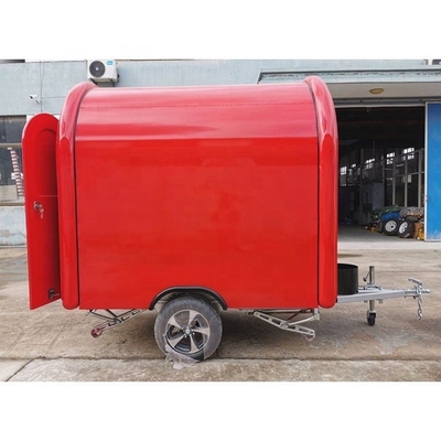 Caminhões de alimentação Trailer solar móvel com aço inoxidável e folha galvanizada pintada