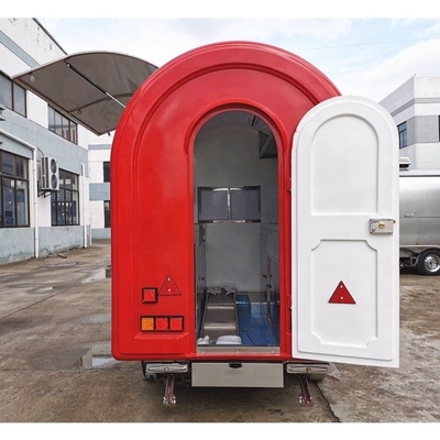 Caminhões de alimentação Trailer solar móvel com aço inoxidável e folha galvanizada pintada