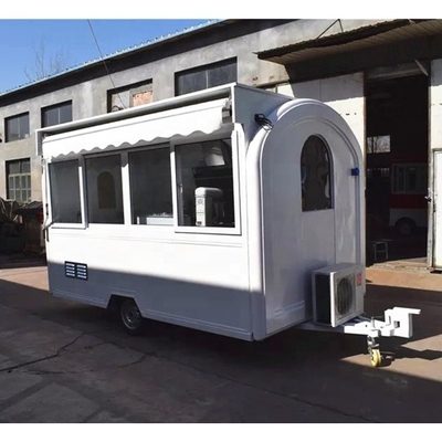 Design Silver Snack Food Trailer para venda de quiosque de fast food nos EUA
