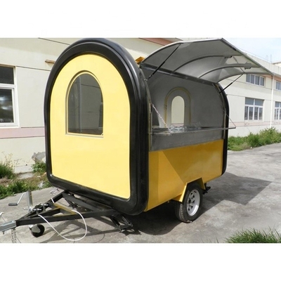 Reboque móvel de comida equipado com ar condicionado L420cm*W180cm*H230cm 10% desconto