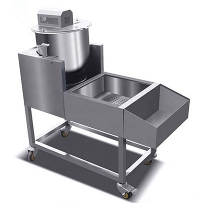 Máquina de processamento de milho e arroz de 80 kg com aquecimento eletromagnético