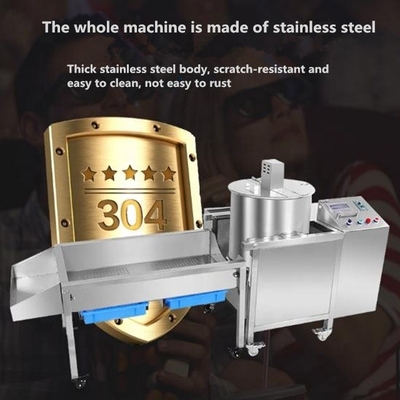 Máquina de processamento de milho e arroz de 80 kg com aquecimento eletromagnético