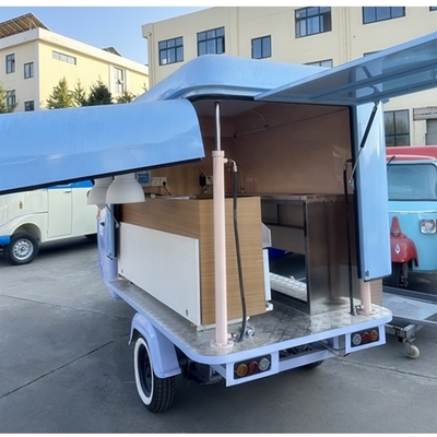 Equipamentos personalizados Modern Food Crepes Trailer para melhor venda 35km-75km/h Velocidade