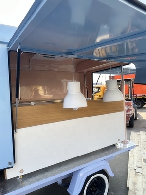 Equipamentos personalizados Modern Food Crepes Trailer para melhor venda 35km-75km/h Velocidade