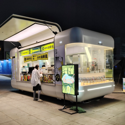 Tipo 2024 Trailer de alimentação móvel de venda de rua com voltagem total de cozinha 110v/220v
