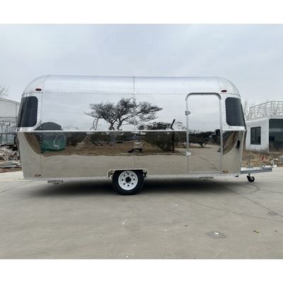 110v/220v Cozinha móvel Airstream personalizada totalmente equipada para Hot Dog Fast Food Trailers