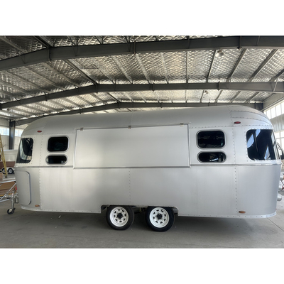 Reboque de restauração comercial com cozinha completa Airstream Mobile Ice Cream Coffee Food Truck