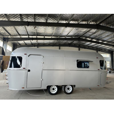 Reboque de restauração comercial com cozinha completa Airstream Mobile Ice Cream Coffee Food Truck