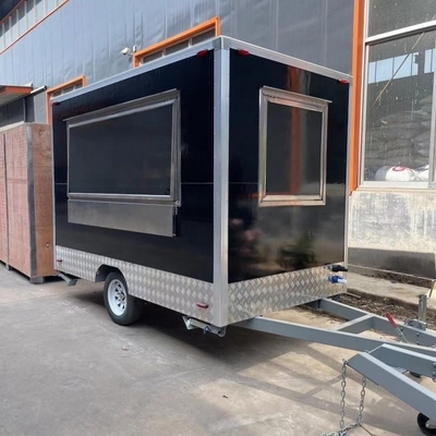 Carrinho de fast food com equipamentos personalizados 2021 Mobile Snack Cart Trade Trailer