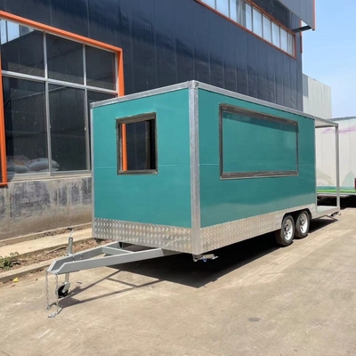 Reboque de comida rápida para cozinha ao ar livre com equipamento de cozinha