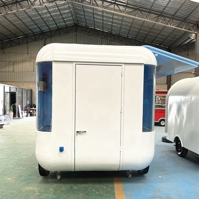 1000KG Mobiliário Snack Food Truck Gás Fast Food Cart Trailer Cozinha em fábrica