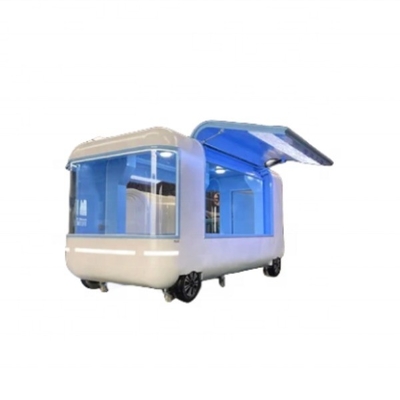 1000KG Mobiliário Snack Food Truck Gás Fast Food Cart Trailer Cozinha em fábrica