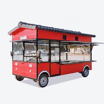 Função de fabricação de fast-food do trailer de bebidas frias amplamente utilizado em 2022 exibida na feira de Cantão