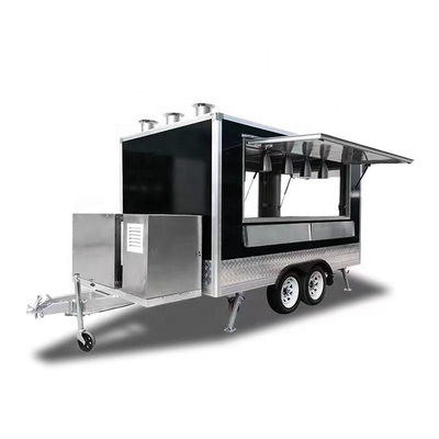 Fabricação de alimentos para carrinho de pizza móvel