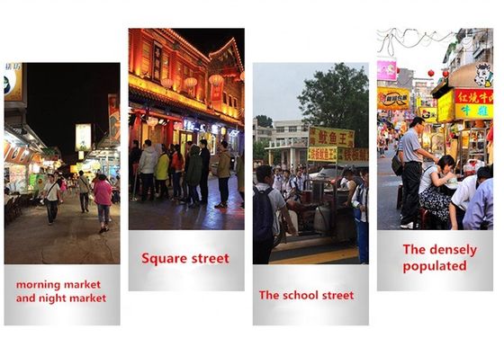 2022 Feira de Canton Featured Concessão Food Trailer Amplamente utilizado Personalizavel para fazer alimentos