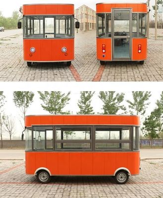 Desenho móvel Automático completo e poupança de mão-de-obra Carrinho de comida elétrico de lanche comercial