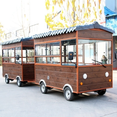 L420cm*W180cm*H230cm 600kg Trailer de comida móvel de prata 220V/380V