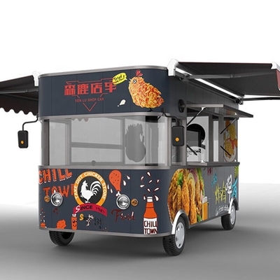 A franquia do carro de comida da Master Siomai House com dimensões de 420cm*180cm*H230cm