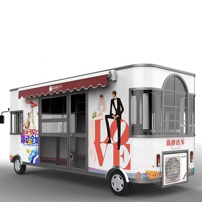 A franquia do carro de comida da Master Siomai House com dimensões de 420cm*180cm*H230cm
