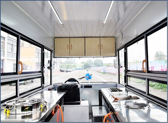 A franquia do carro de comida da Master Siomai House com dimensões de 420cm*180cm*H230cm