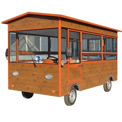 O principal carro de comida de rickshaw elétrico é um design amigável para o usuário
