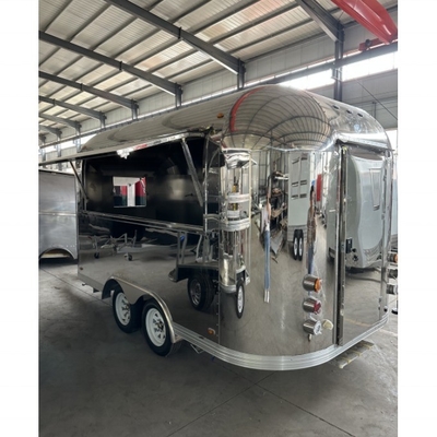 2400-3000pcs/h Refrigerador de carrinho de alimentos de aço inoxidável completo para fast food ao ar livre
