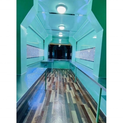 2400-3000pcs/h Refrigerador de carrinho de alimentos de aço inoxidável completo para fast food ao ar livre